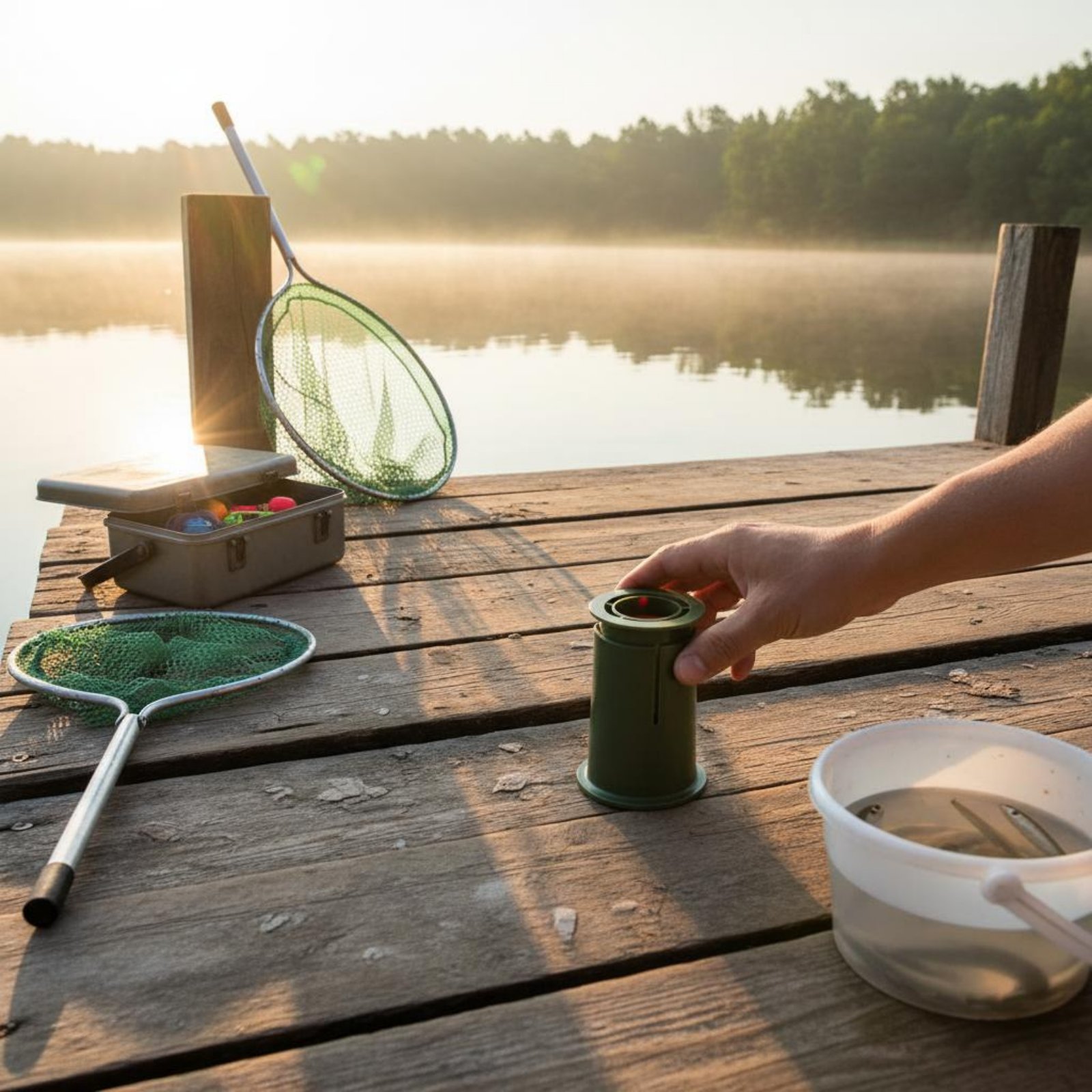 Carp Fishing Tackle - Przenośne narzędzie do formowania boilies, akcesoria