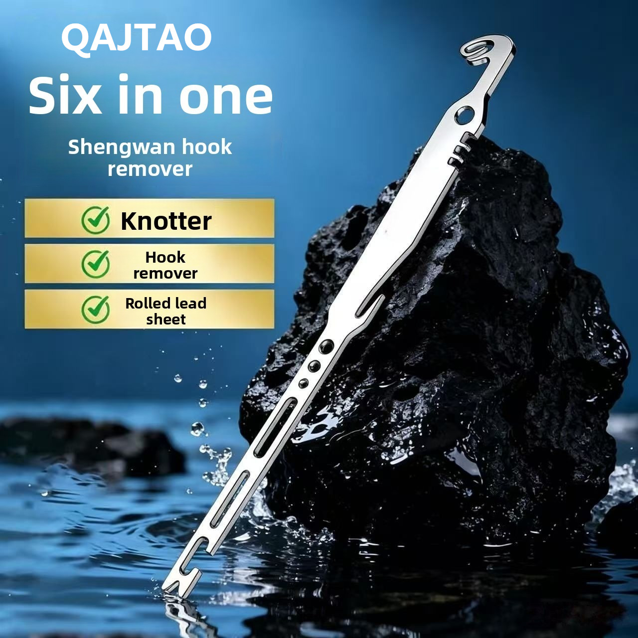 Fishing Equipment Pictures - QAJTAO 4 sztuki 6-w-1 narzędzie do