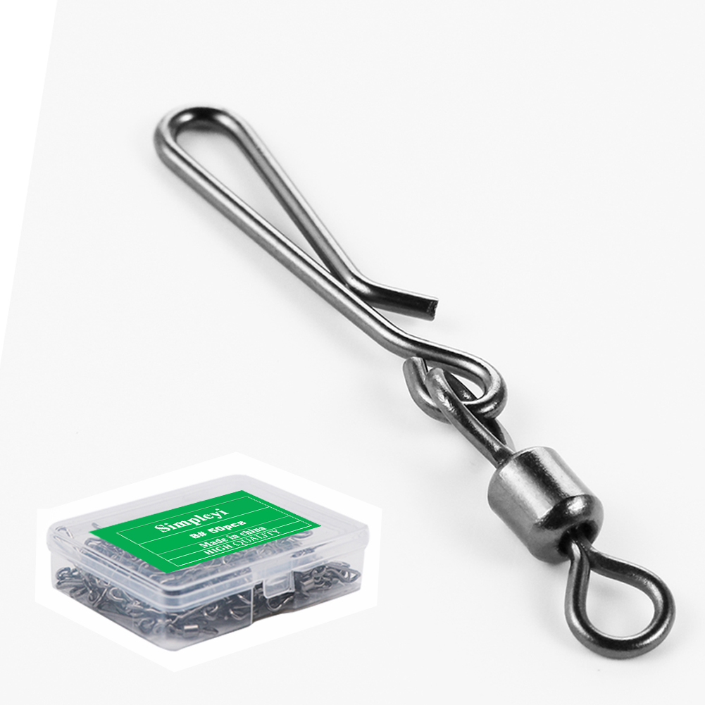 Carp Fishing Tackle - 50 sztuk Box połączenie obrotowe z