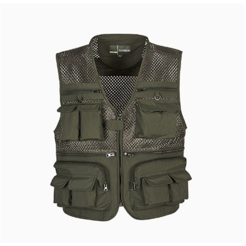 Męska kamizelka wędkarska na l – Fishing Vest Jacket recenzja i cena