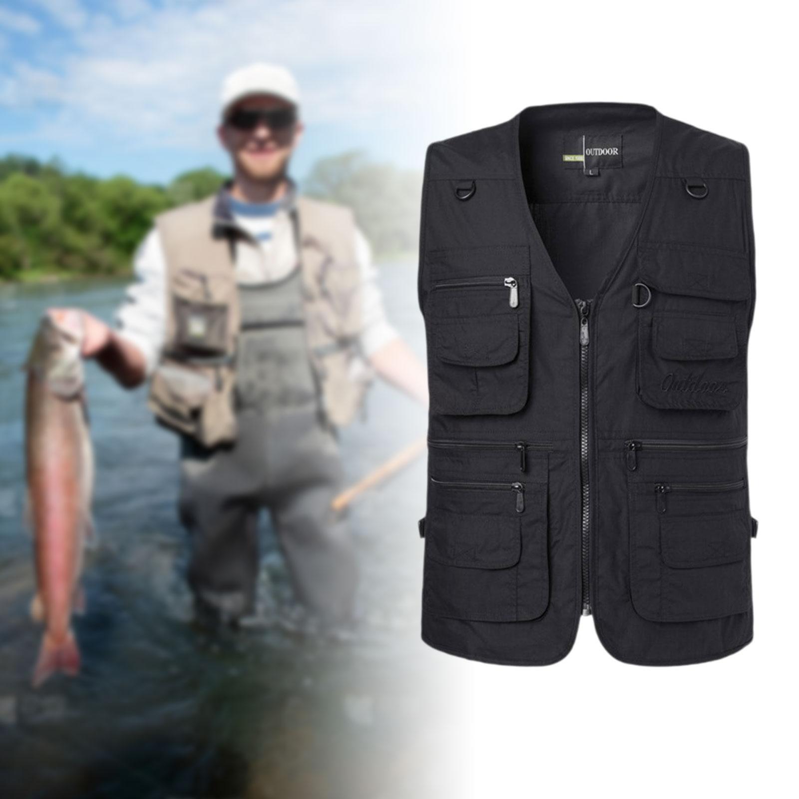 Kamizelka wędkarska z siatki,  – Fishing Vest Jacket recenzja i cena
