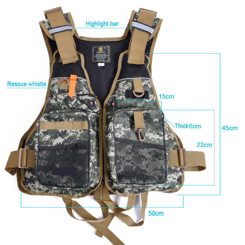Regulowana kamizelka wędkarska – Fishing Vest Jacket recenzja i cena